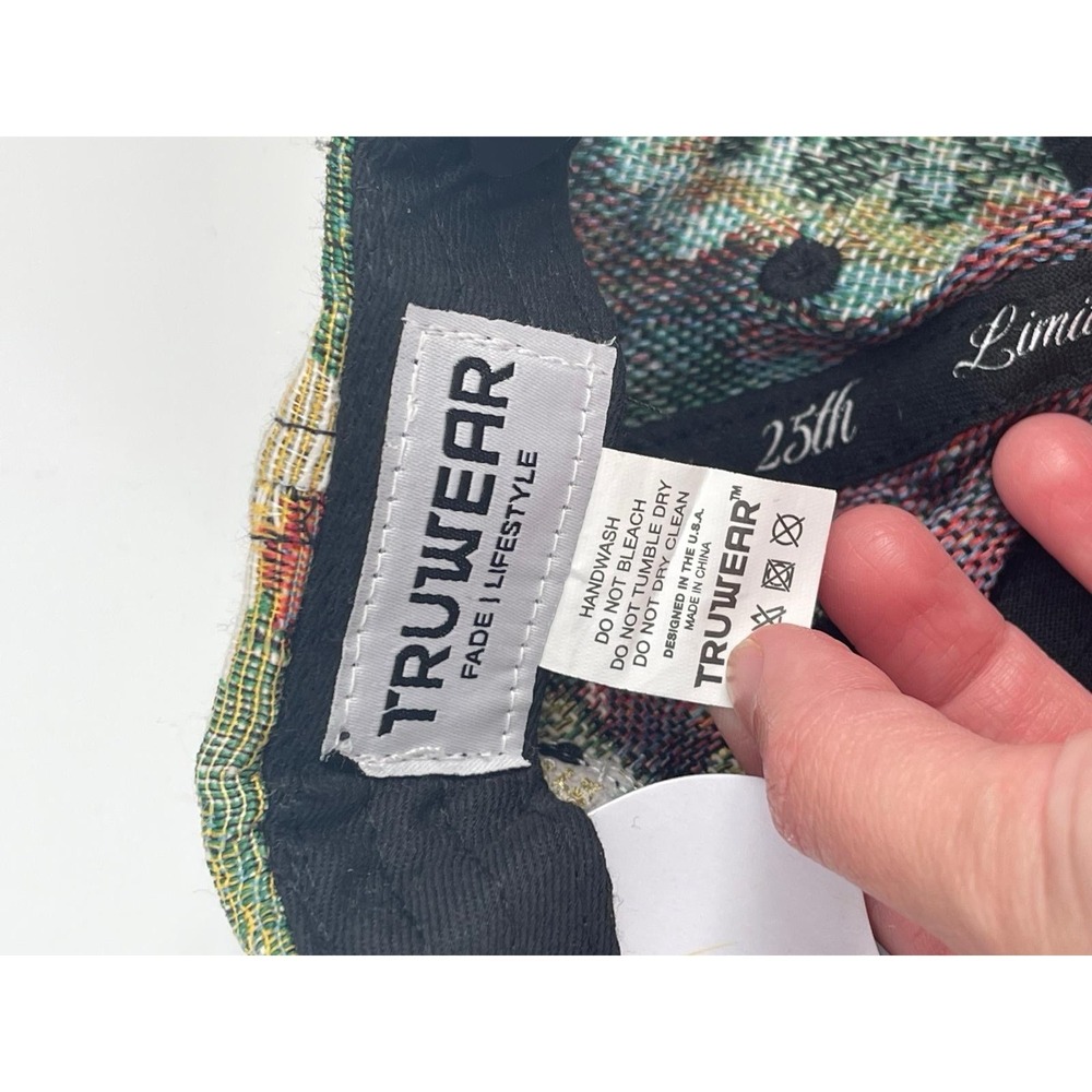 TRUWEAR 25th Limited Edition Snapback Hat Floral Tapestry Cap Adult OSFM - Picture 7 of 7
